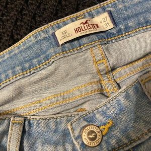 Light distressed skinny jeans from Hollister